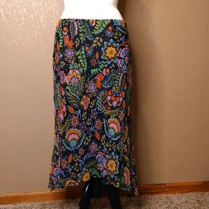 Spenser Jeremy Silk Floral Skirt